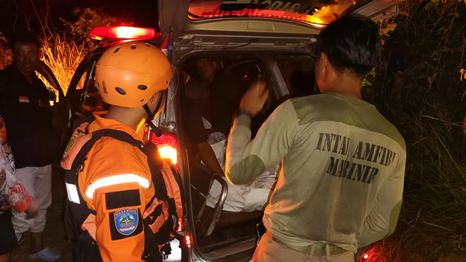Tim SAR Gabungan Temukan Pemancing Tenggelam Di Tambak Jeru Putat Lor, Gresik