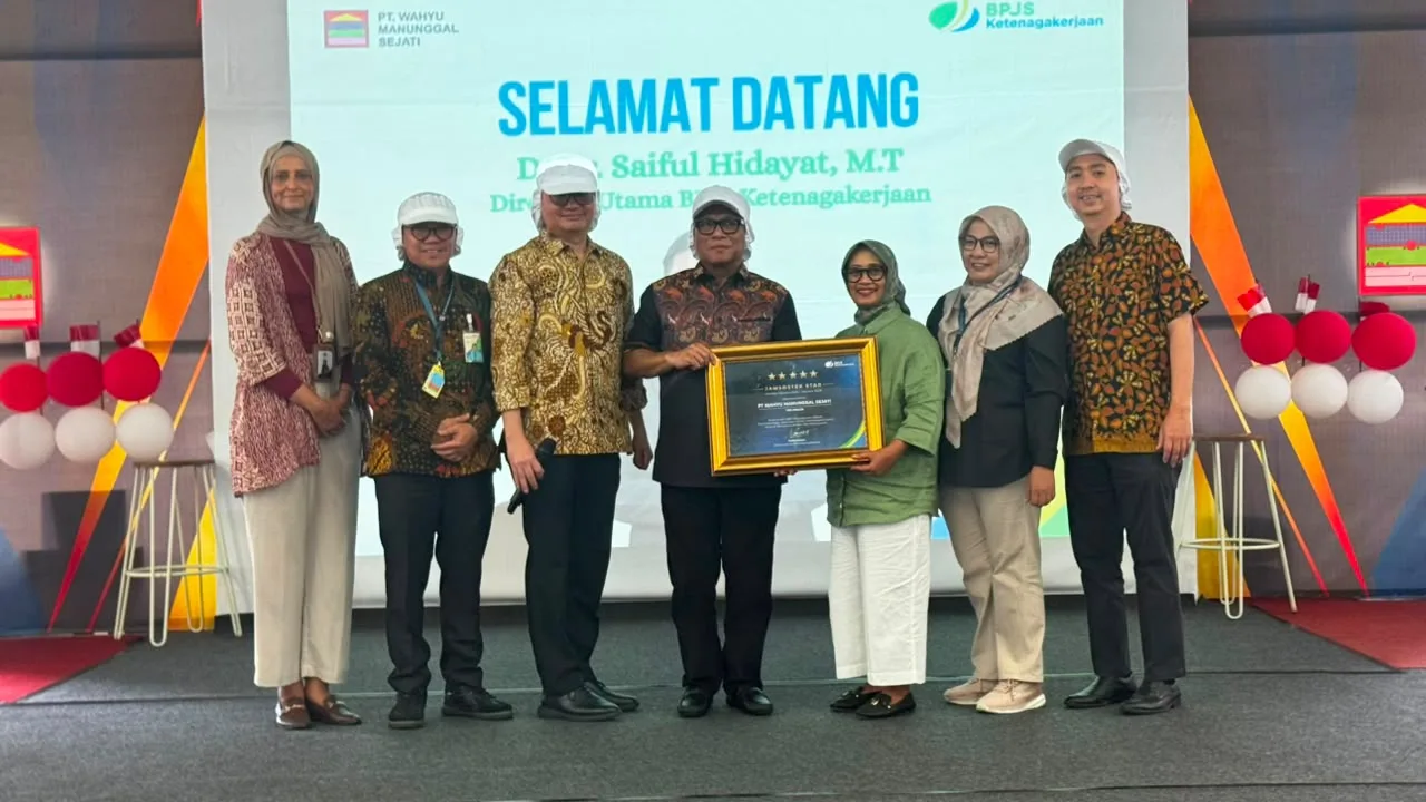 PT WMS Raih Jamsostek Star Bintang Lima, Komitmen Lindungi Pekerja