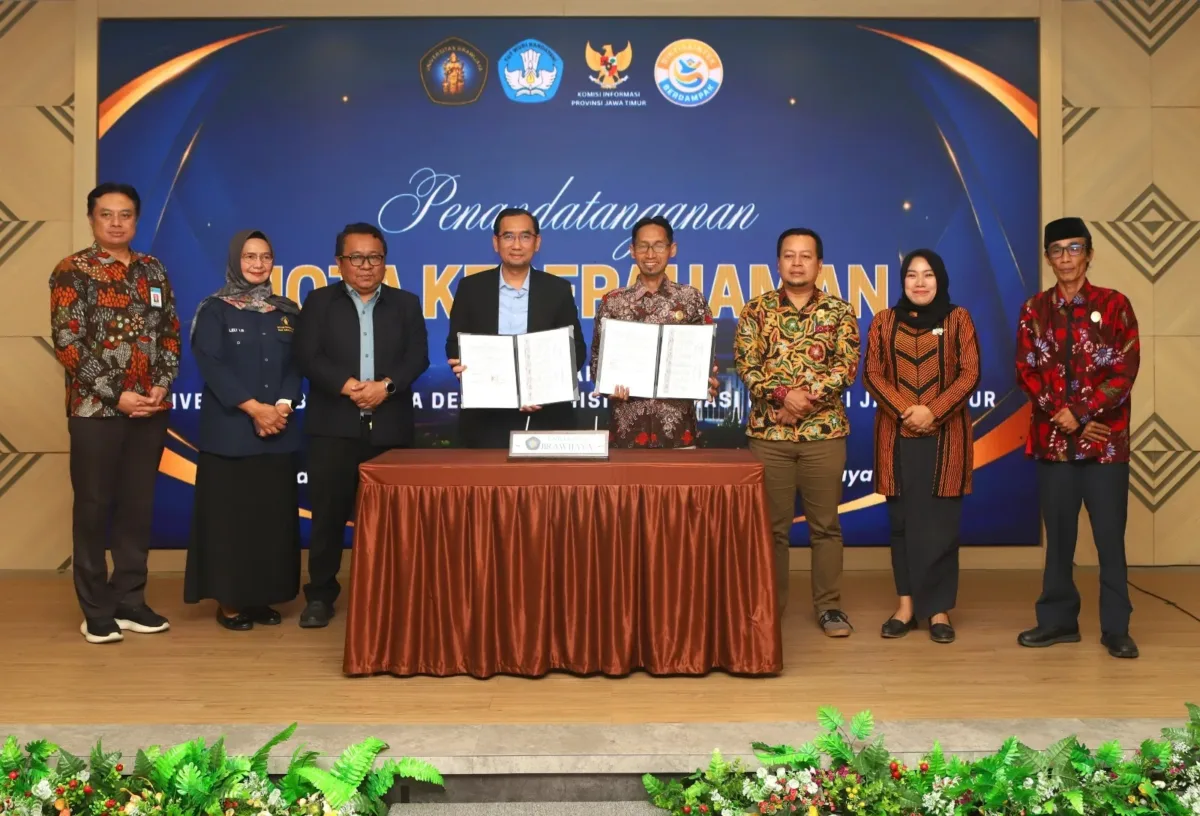Universitas Brawijaya dan KI Jatim Resmi Jalin Kerja Sama Perkuat Keterbukaan Informasi Publik