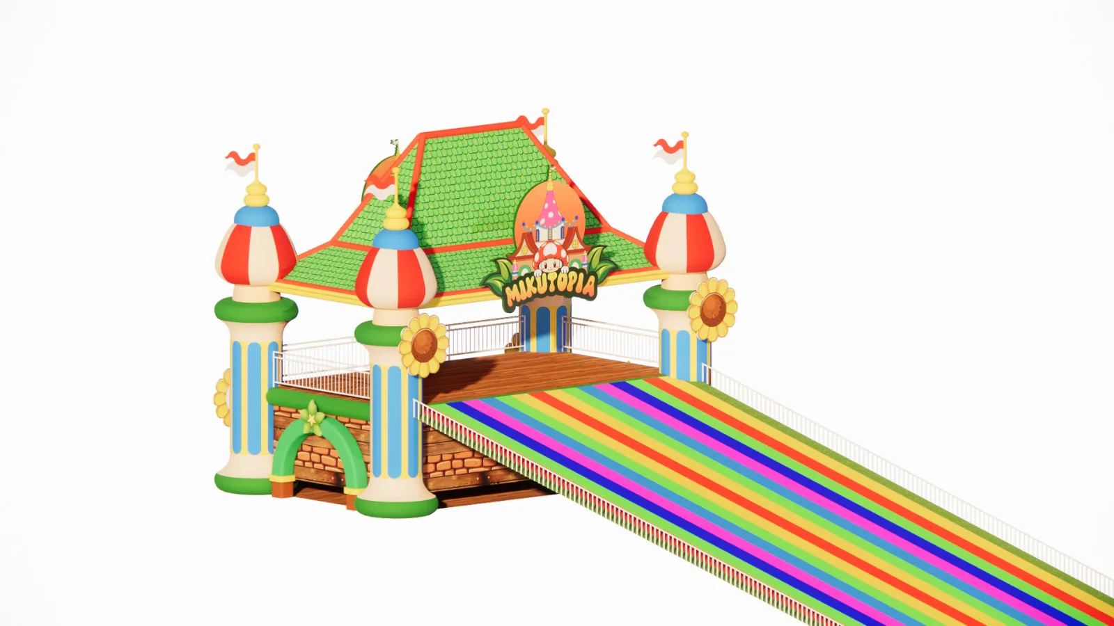 Siap-Siap Uji Adrenalin! Mikutopia Hadirkan Tremela, Wahana Rainbow Slide Megah untuk Sambut Libur Nataru