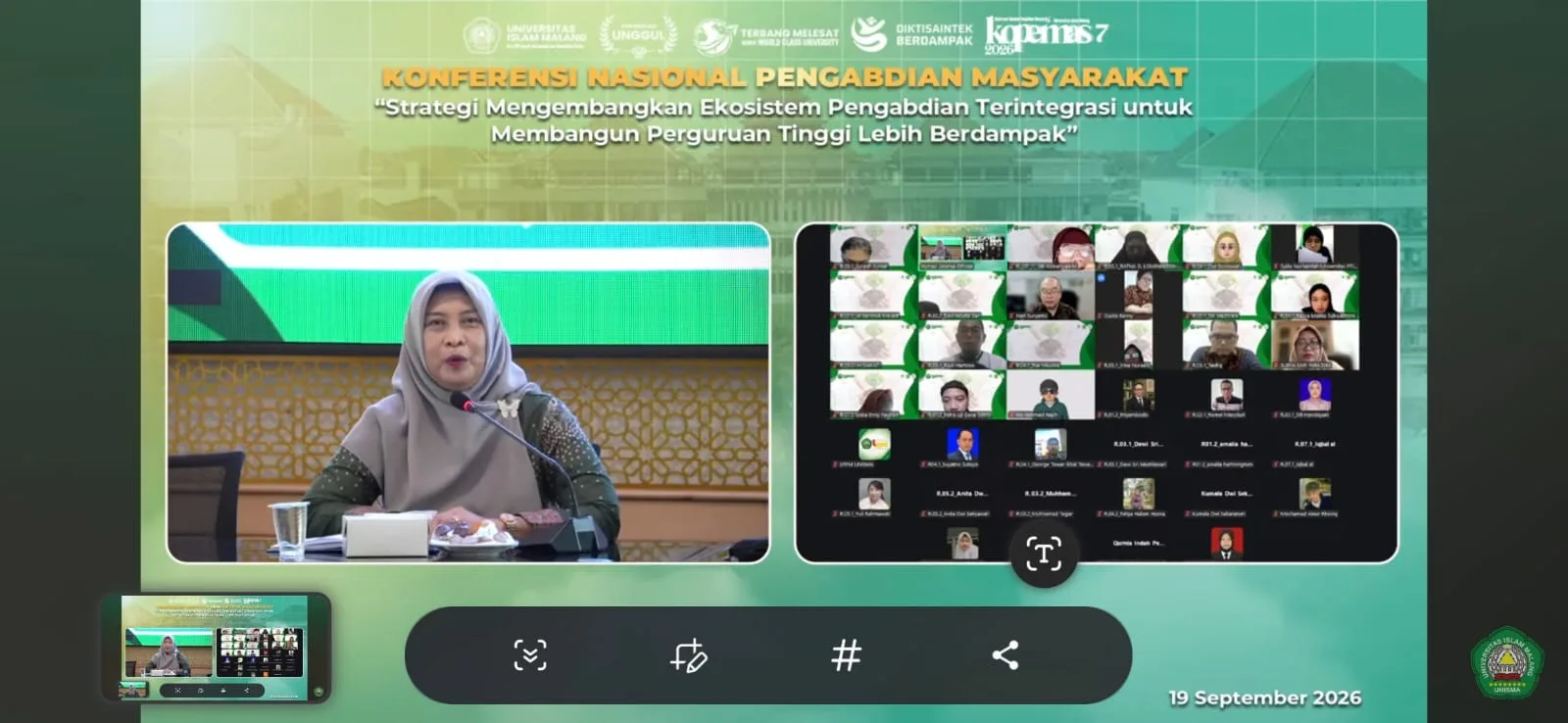 UNISMA Gelar KOPEMAS ke-7, Dorong Pengabdian Masyarakat Lebih Berdampak