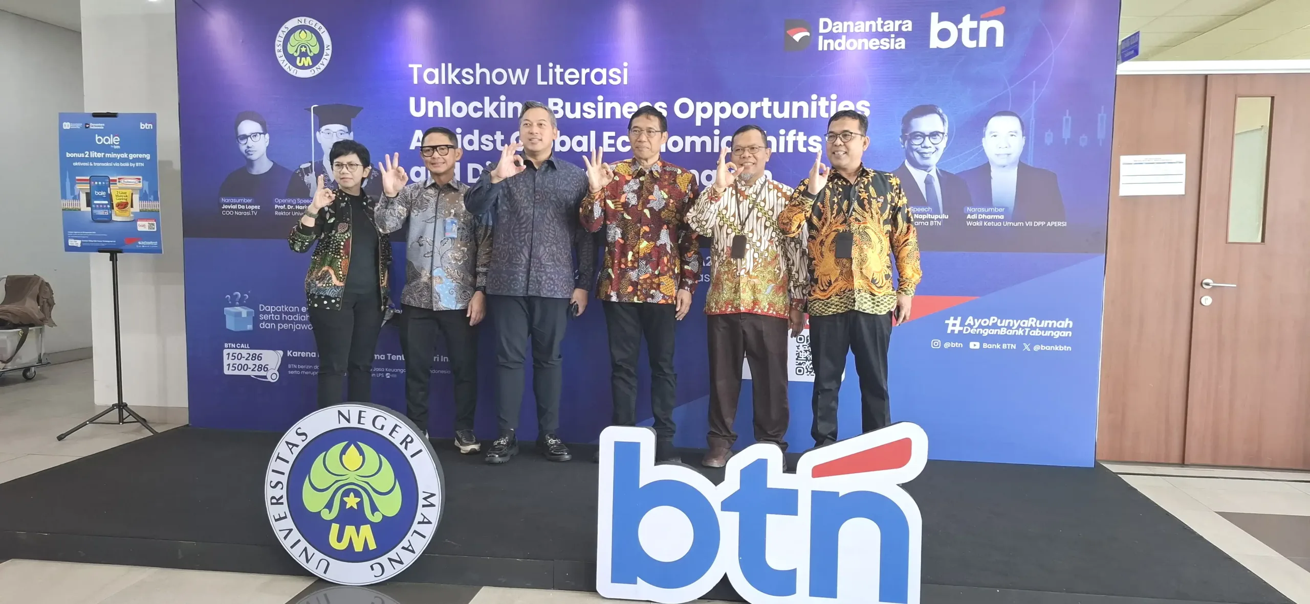 UM Gandeng BTN Beri Edukasi Perbankan Dan Literasi Keuangan Pada Mahasiswa