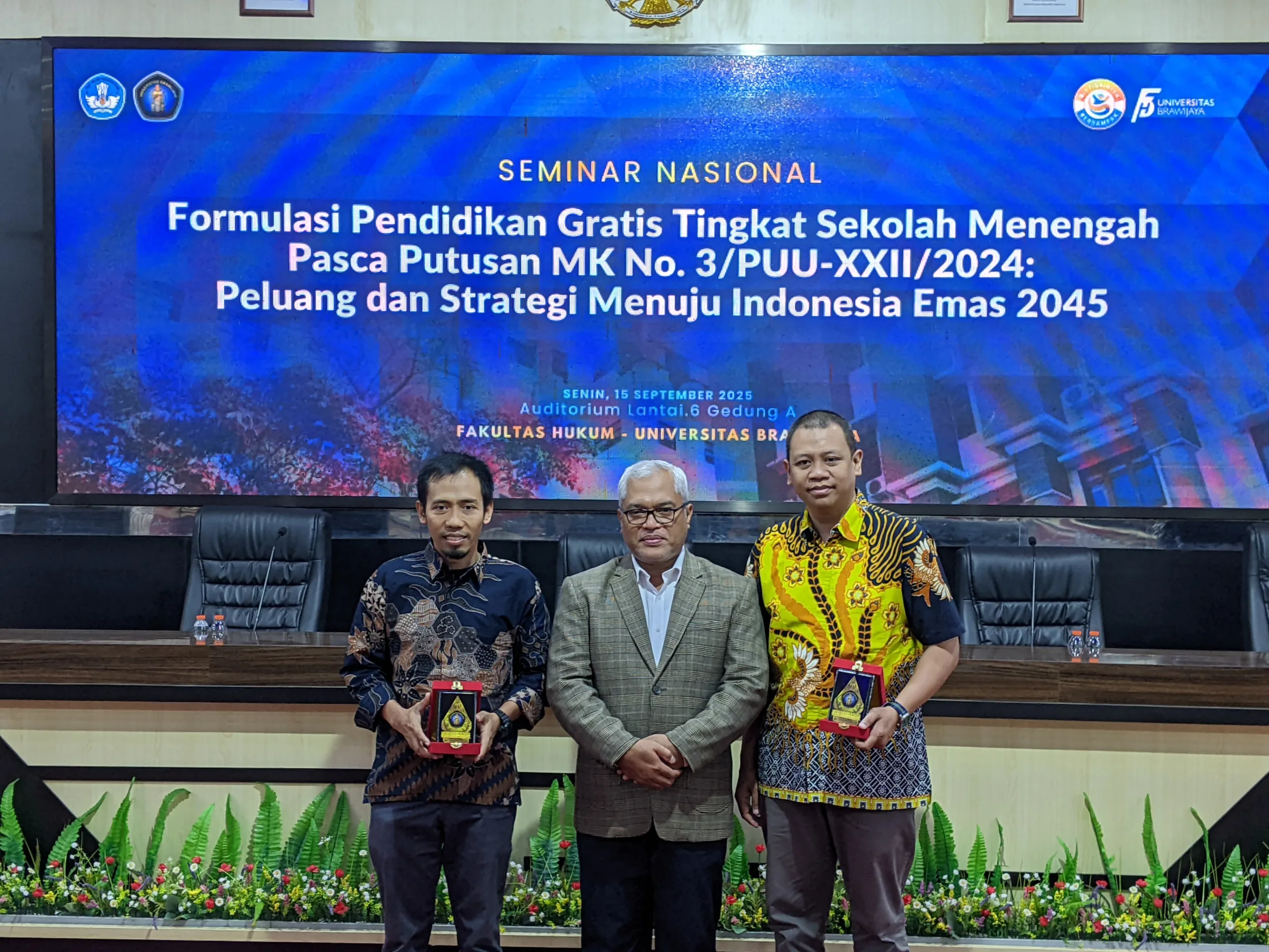 FH UB Gelar Seminar Nasional, Bahas Strategi Pendidikan Gratis Pasca Putusan MK