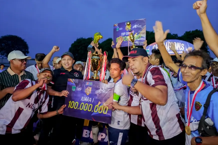 Nguling FC Akhirnya Jadi Jawara Bupati Cup, Bupati Pasuruan Ucapkan Terima Kasih Pada Seluruh Panpel